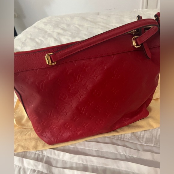 Louis Vuitton Monogram Empreinte Bastille MM- Red - Picture 3 of 12